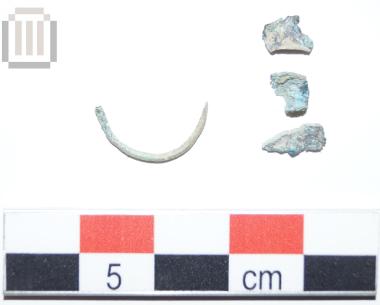 Fragment of a bronze earring