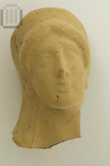 Head of a female figurine