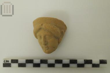 Head of aclay female bust