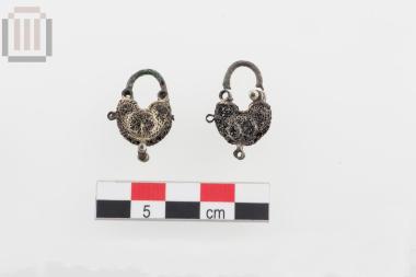 Gild pair of earrings