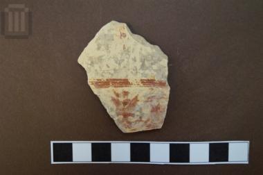 Painted vessel fragment
