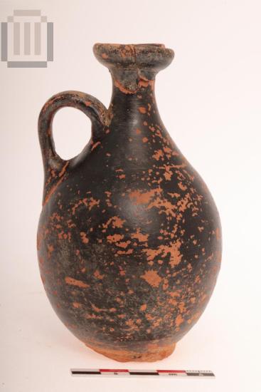 Black-glazed oinochoe