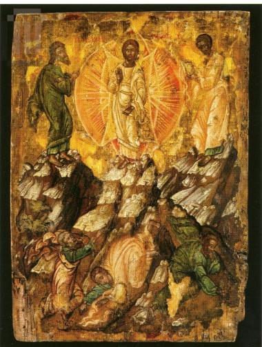 Μεταμόρφωση, εικόνα Δωδεκαόρτου από το τέμπλο του καθολικού της Ιεράς Μονής Στροφάδων