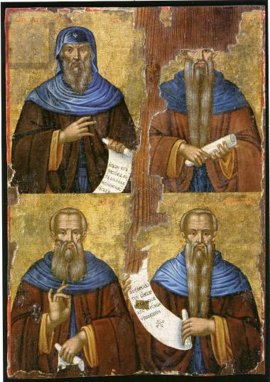 Προτομές αγίων, εικόνα φορητή