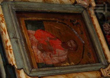 Εικόνα επιστυλίου τέμπλου με τον Άγιο Παύλο