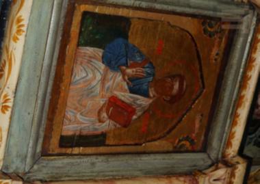 Εικόνα επιστυλίου τέμπλου με τον Άγιο Λουκά