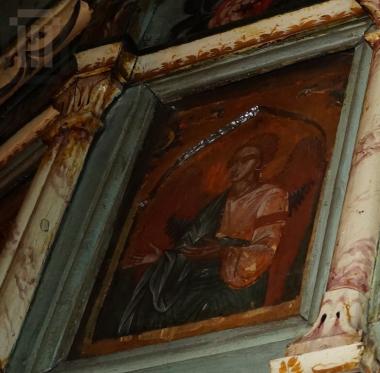 Εικόνα επιστυλίου τέμπλου με τον Αρχάγγελο Γαβριήλ