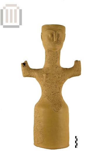 Goddess with upraised hands