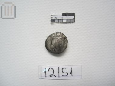 Silver stater of Aigina from a thesaurus of 70 silver Aeginetan coins