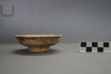 Black-glazed bowl