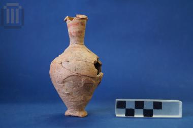 Unguentarium with linear decoration