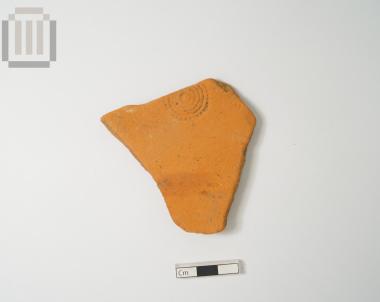 Sherd of a clay dish from Ladochori