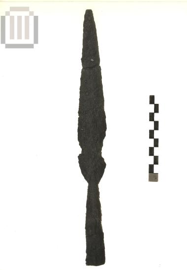 Σιδερένια λογχόσχημη αιχμή δόρατος από το Καρτέρι