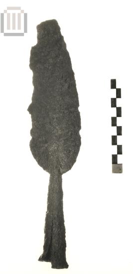 Σιδερένια φυλλόσχημη αιχμή δόρατος από το Καρτέρι