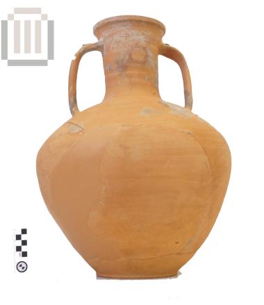Clay amphora from cemetery of Gitana