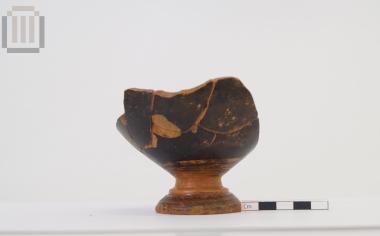 Black glazed kantharos from Gitana