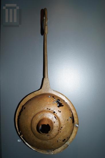 Βronze sieve (strainer) with incised decoration