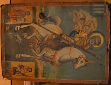 Saint Menas, Saint Vinkentius, and Saint Victor