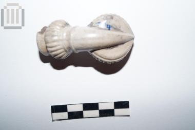 Clay lule of chibouk type