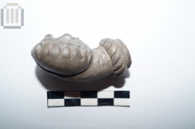 Clay lule of chibouk type