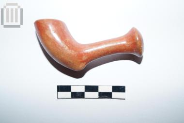 Clay lule of chibouk type