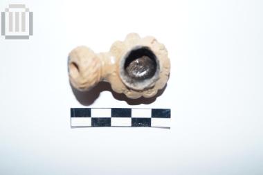 Clay lule of chibouk type