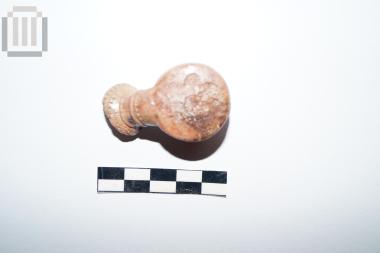 Clay lule of chibouk type