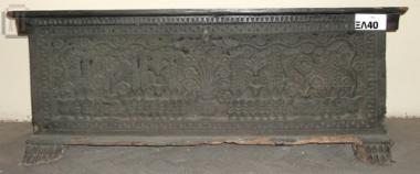 Wooden carved chest