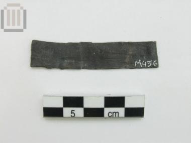 Μολύβδινο, αμφίγραφο έλασμα από τη Δωδώνη Μ436