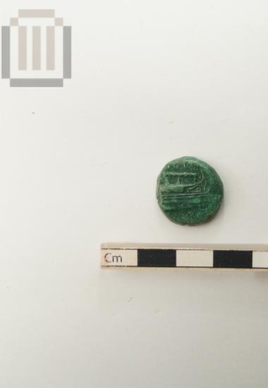 Corcyrean bronze coin from Dymokastro
