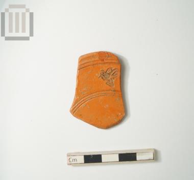 Sherd of a clay dish from Ladochori