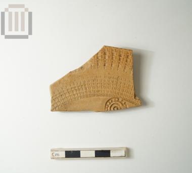 Sherd of a clay dish from Ladochori