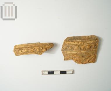 Relief skyphos sherds