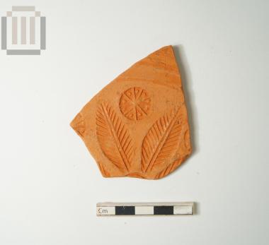 Sherd of a clay dish from Ladochori