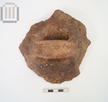 Clay vase lid from Ladochori