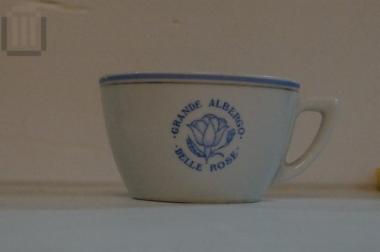 Cup with the marks of the “Grande Albergo delle Rose”