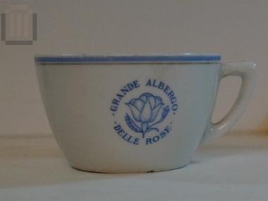 Cup with the marks of the “Grande Albergo delle Rose”