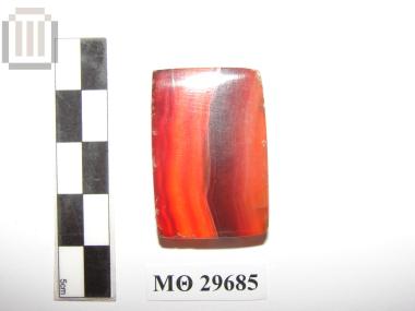 Plaque of agate