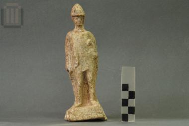 Clay figurine of an adolescent