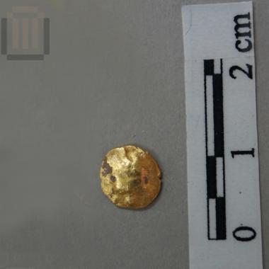 Gold death coin