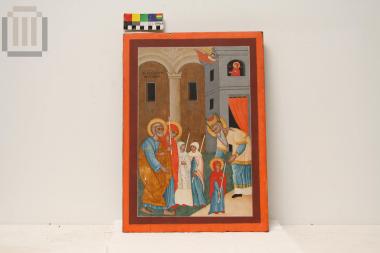 Templon icon: Presentation of the Virgin