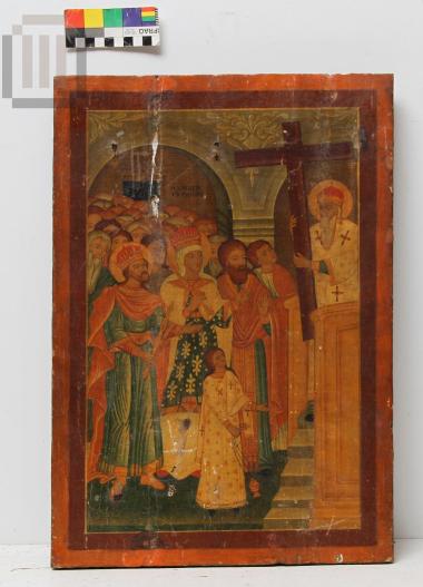 Templon icon: Exaltation of the Holy Cross