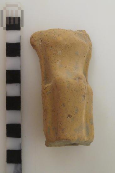 Seated female figurine