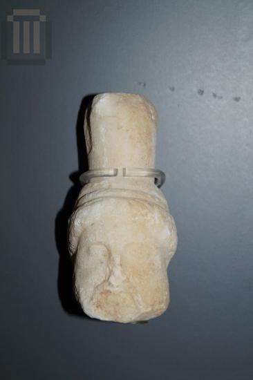 Small marble head of Serapis-Hades