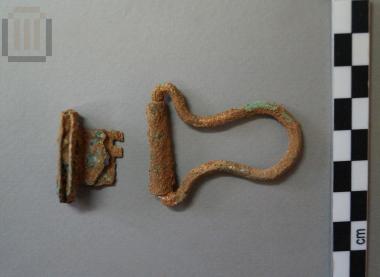 Handle of a bronze mirror