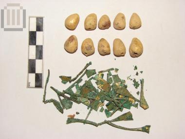 Τμήματα επίχρυσου στεφανιού μυρτιάς