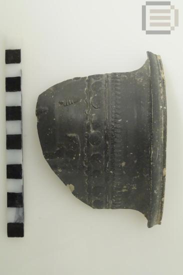 Vase fragment with relief decoration