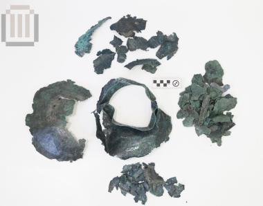 Χάλκινο χυτροειδές αγγείο από τα Γίτανα