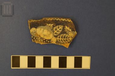 Fragment of a porcelain plate
