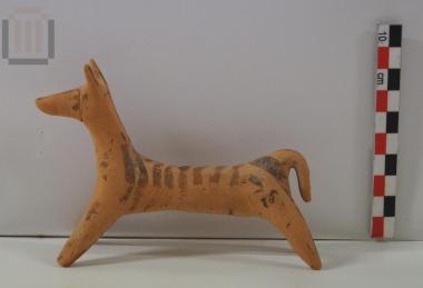 Clay animal figurine